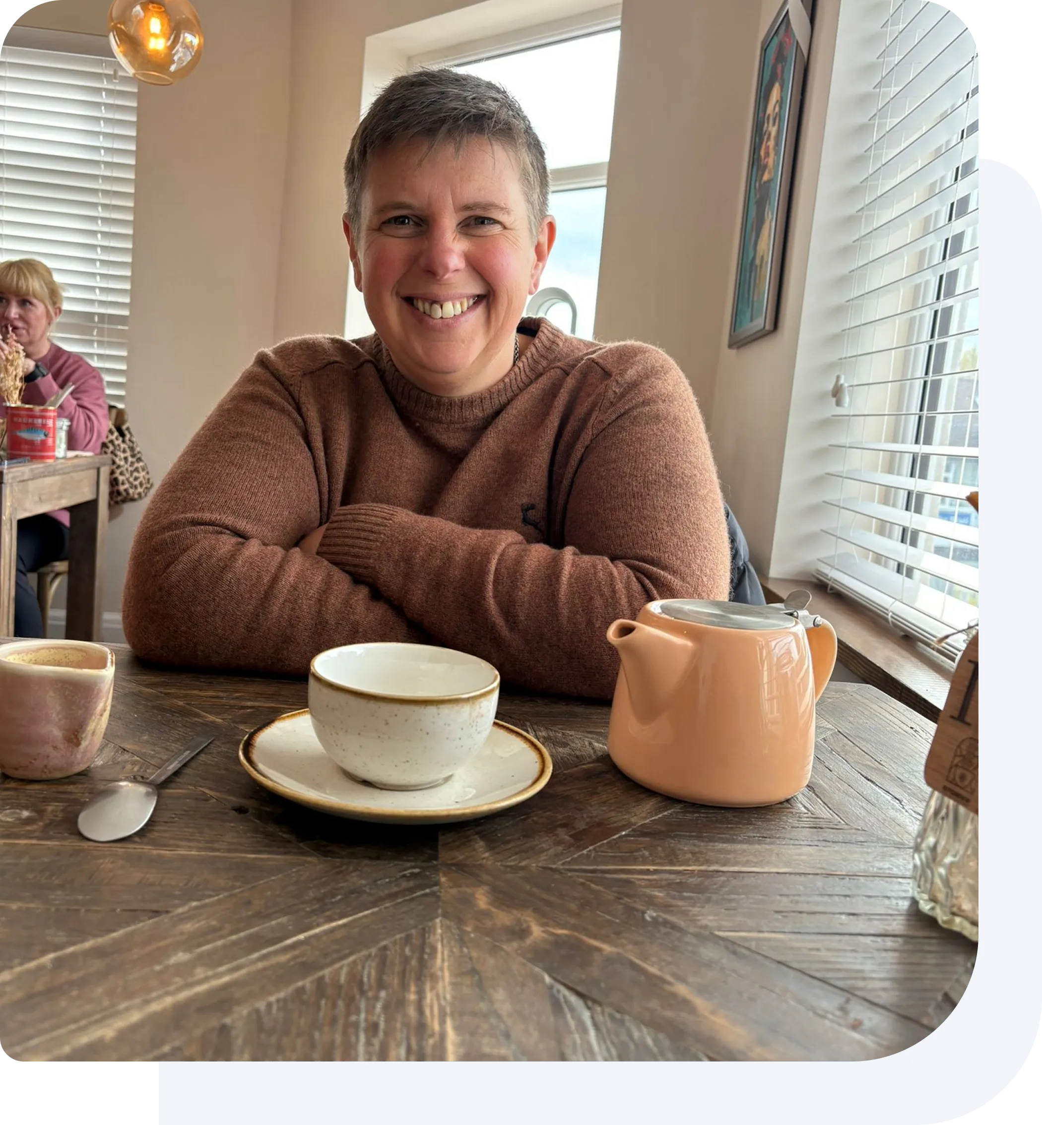 coffee with Kel Caffekey